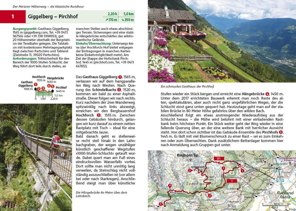 ROTHER Wanderführer Meraner Höhenweg
