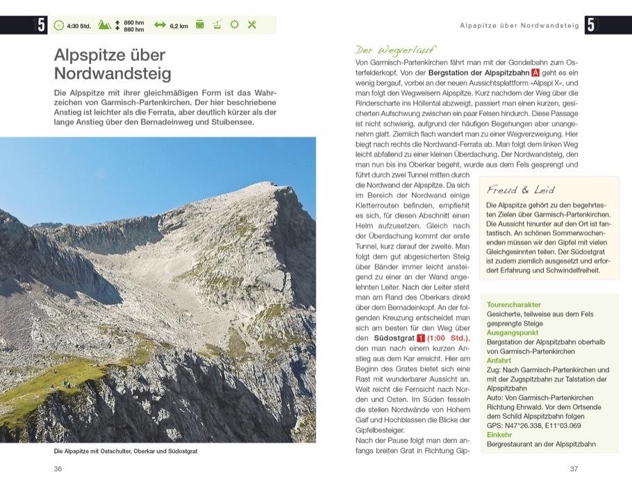 Zeit zum Wandern Zugspitze und Umgebung