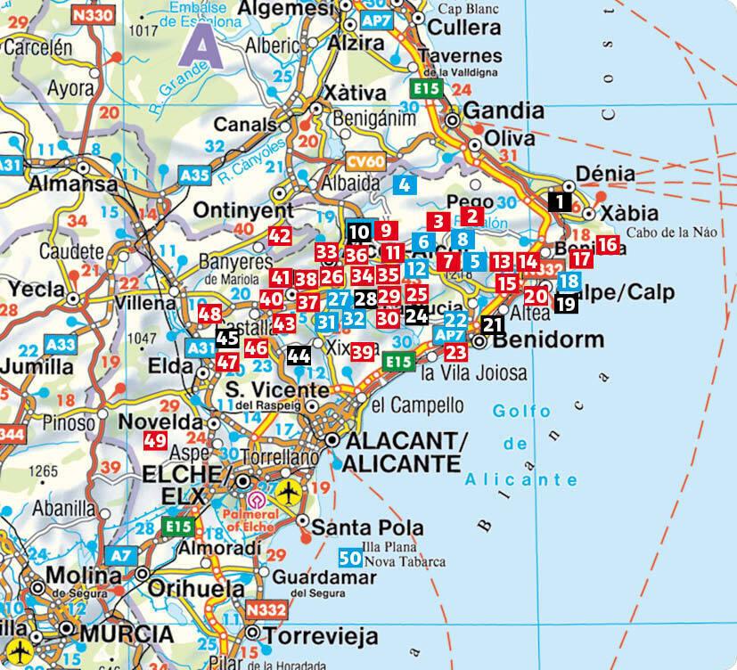 ROTHER Wanderführer Costa Blanca