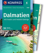 KOMPASS Wanderführer Dalmatien mit Inseln, Velebit-Gebirge und Plitvicer Seen, 55 Touren mit Extra-Tourenkarte
