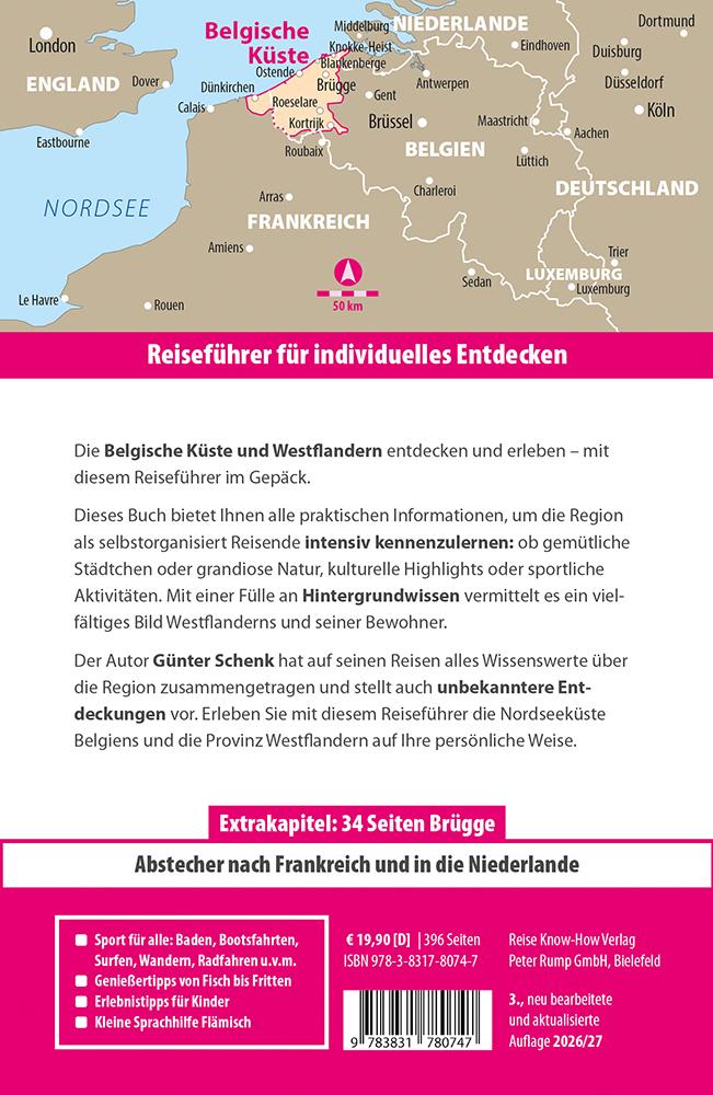 Reise Know-How Reiseführer Belgische Küste - Westflandern mit Brügge
