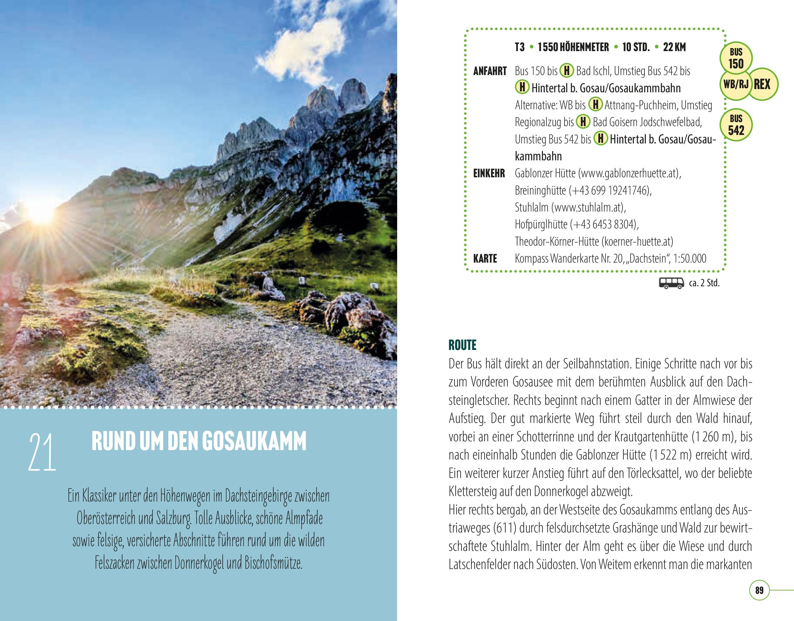 Mit Bahn und Bus zum Berggenuss