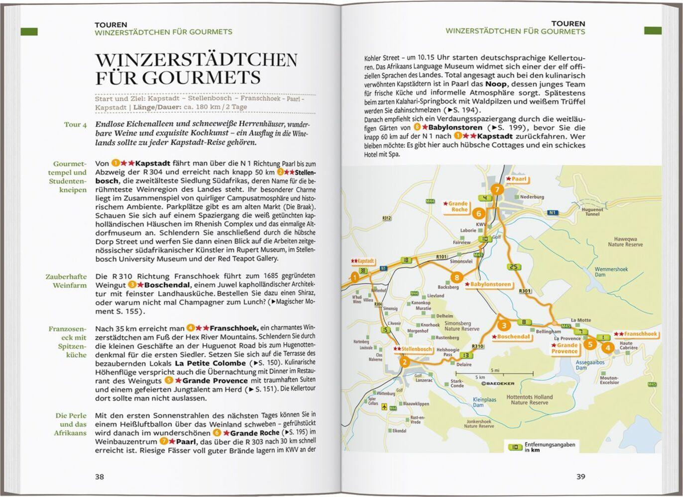 Baedeker Reiseführer Kapstadt, Garden Route