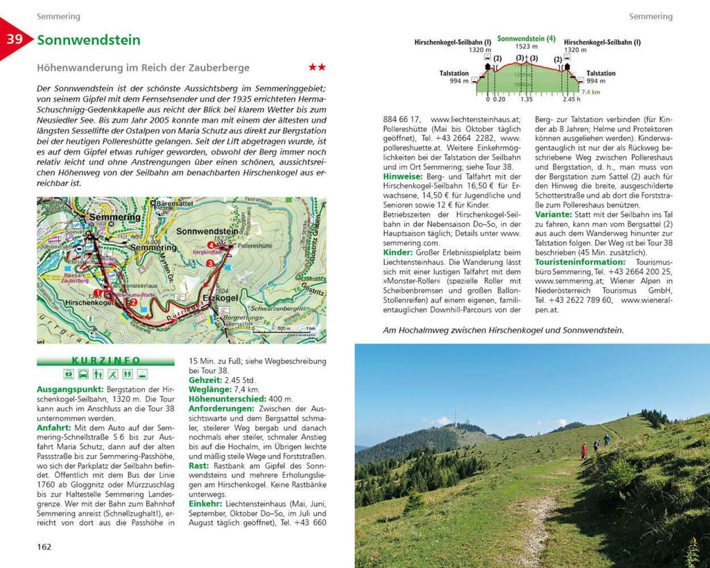 Leichte Wanderungen. Genusstouren im Wienerwald und in den Wiener Alpen