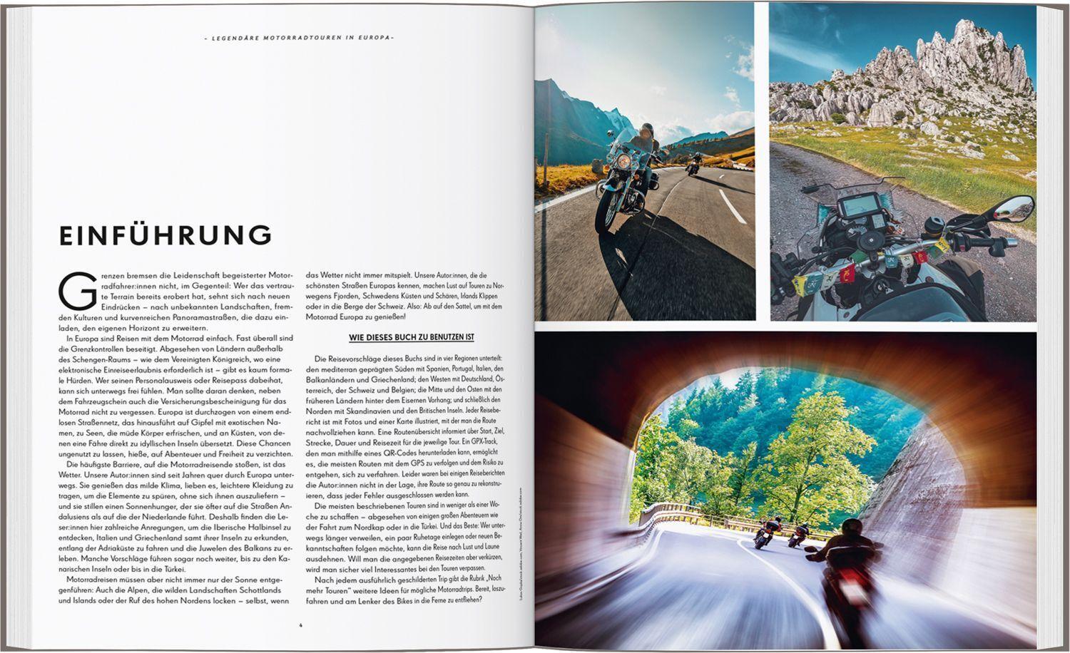 Legendäre Motorradtouren in Europa