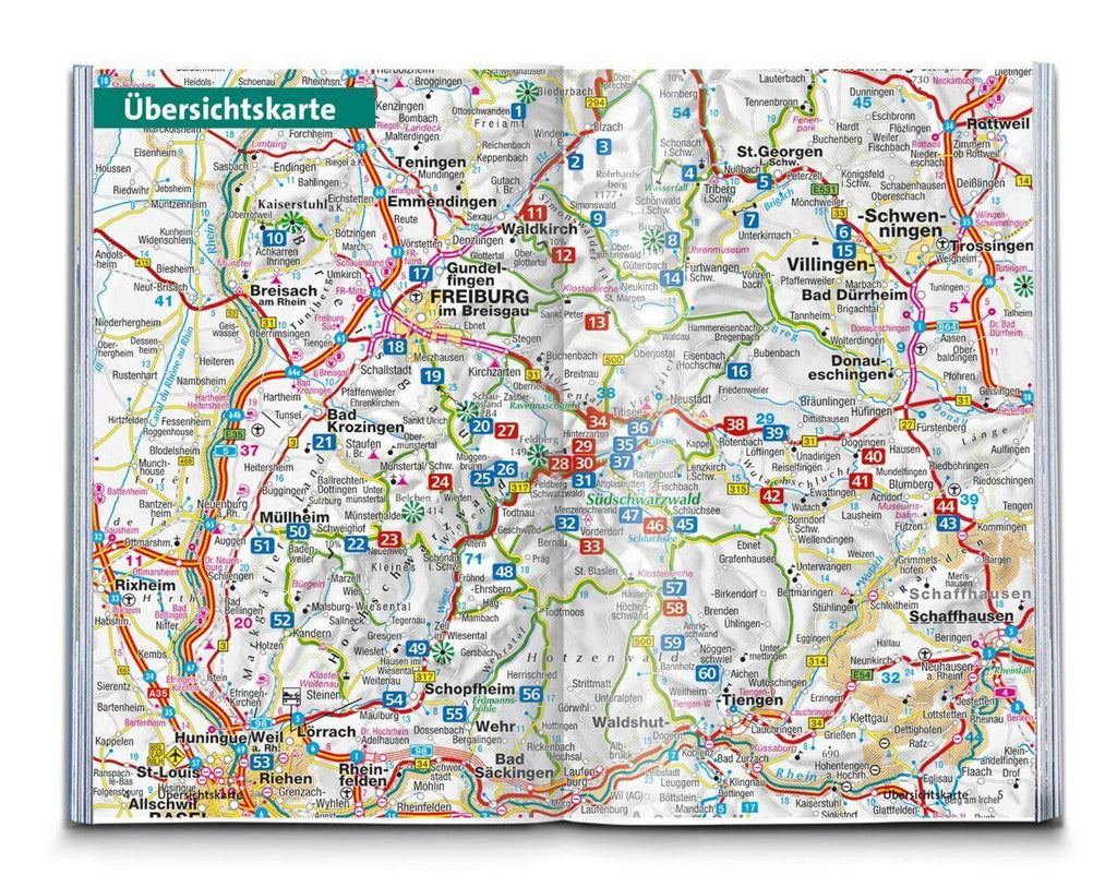 KOMPASS Wanderführer Schwarzwald Süd mit Naturpark, Kaiserstuhl und Markgräflerland, 60 Touren mit Extra-Tourenkarte