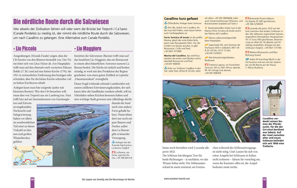 Mit dem Boot durch Italien