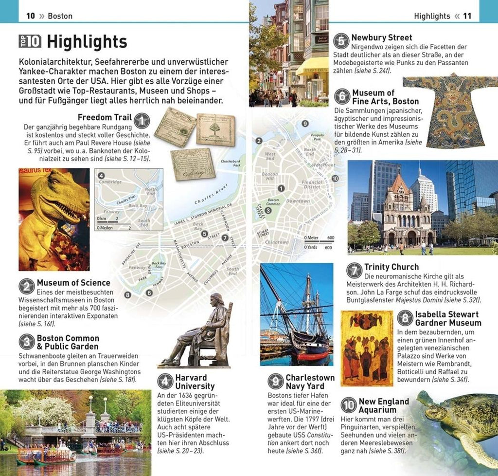 TOP10 Reiseführer Boston