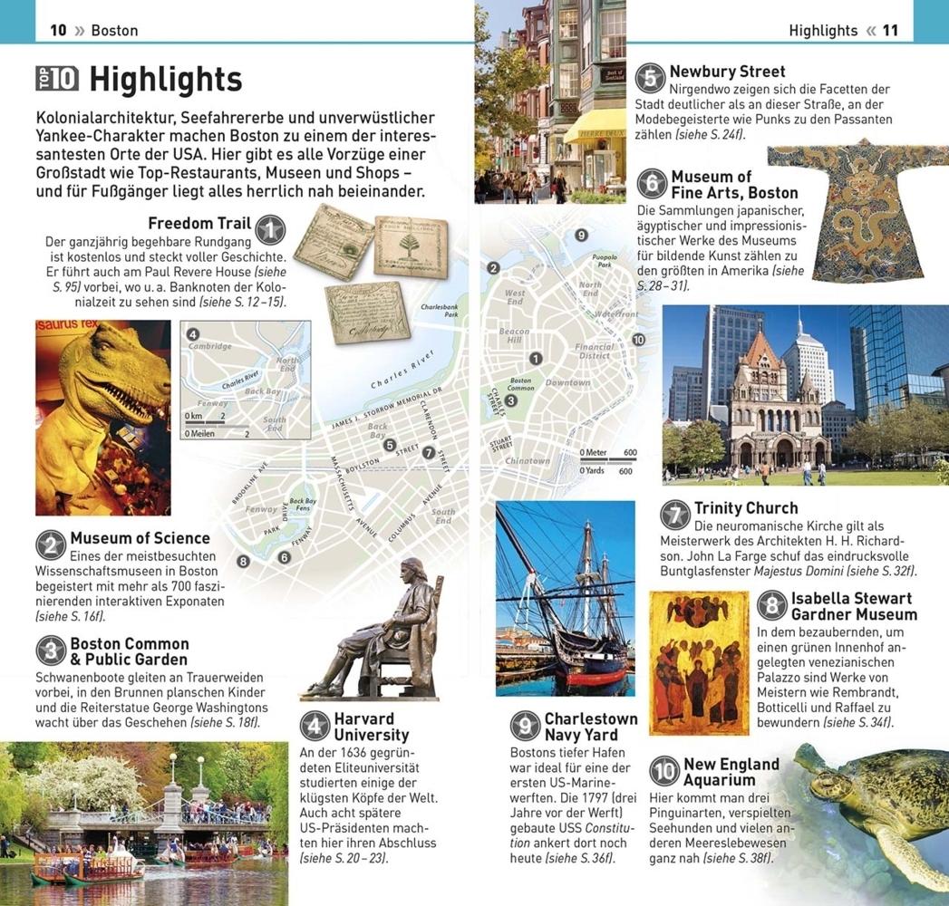 TOP10 Reiseführer Boston
