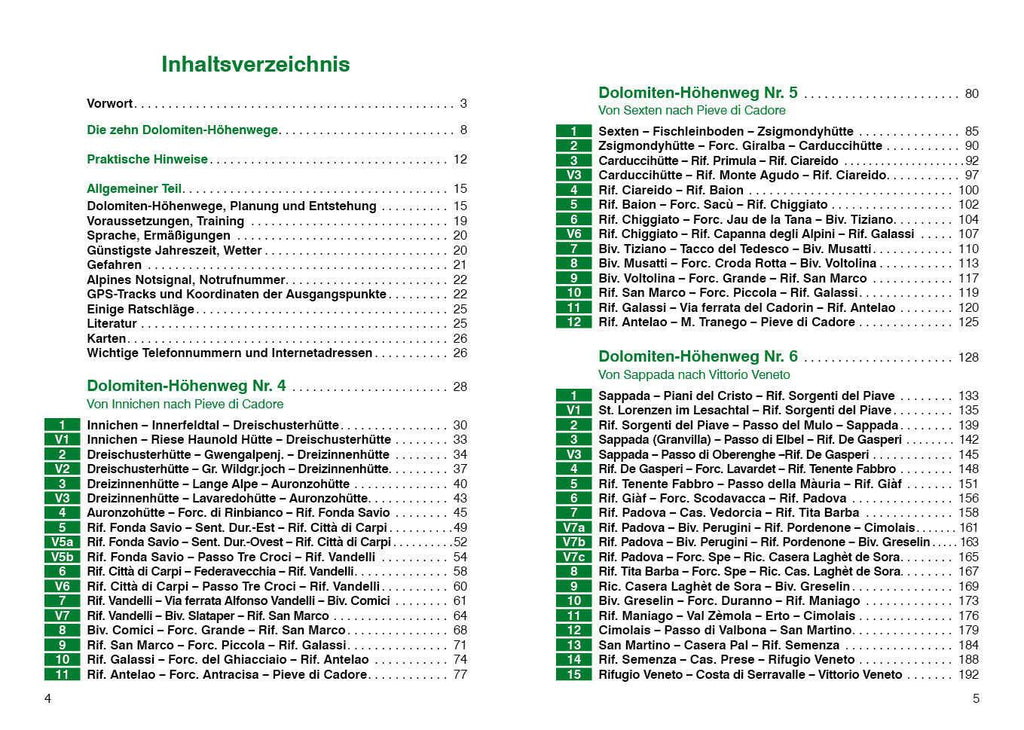 ROTHER Wanderführer Dolomiten Höhenwege 4-7