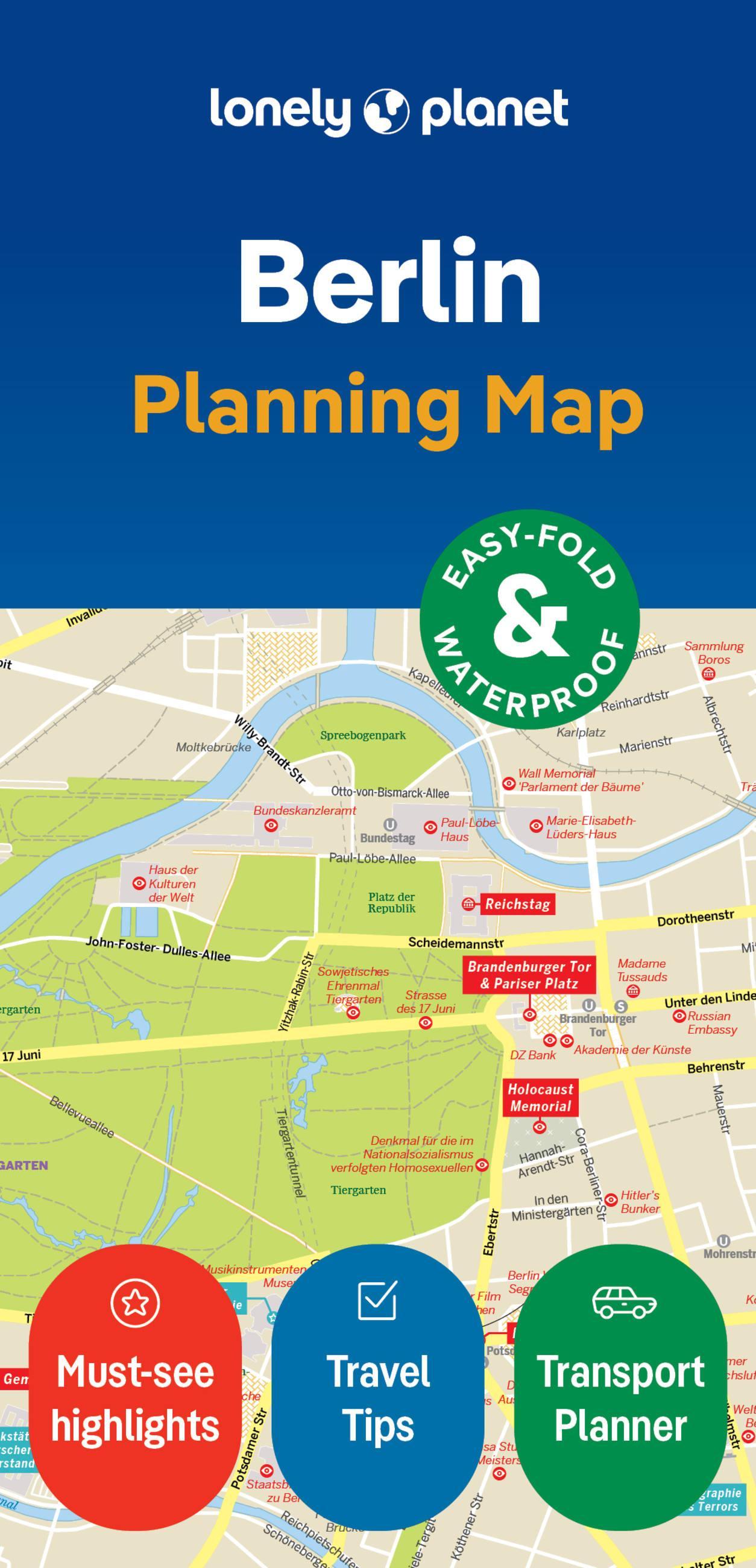 Lonely Planet Berlin City Map