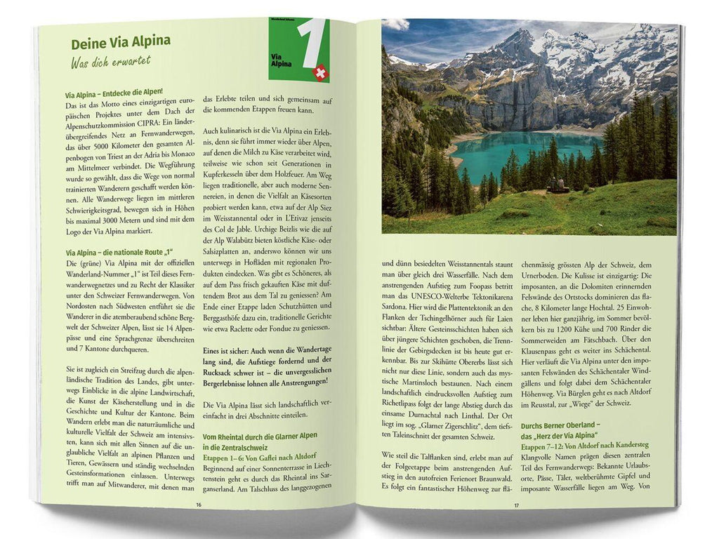 Kümmerly+Frey Raus und Wandern Via Alpina - Wanderführer