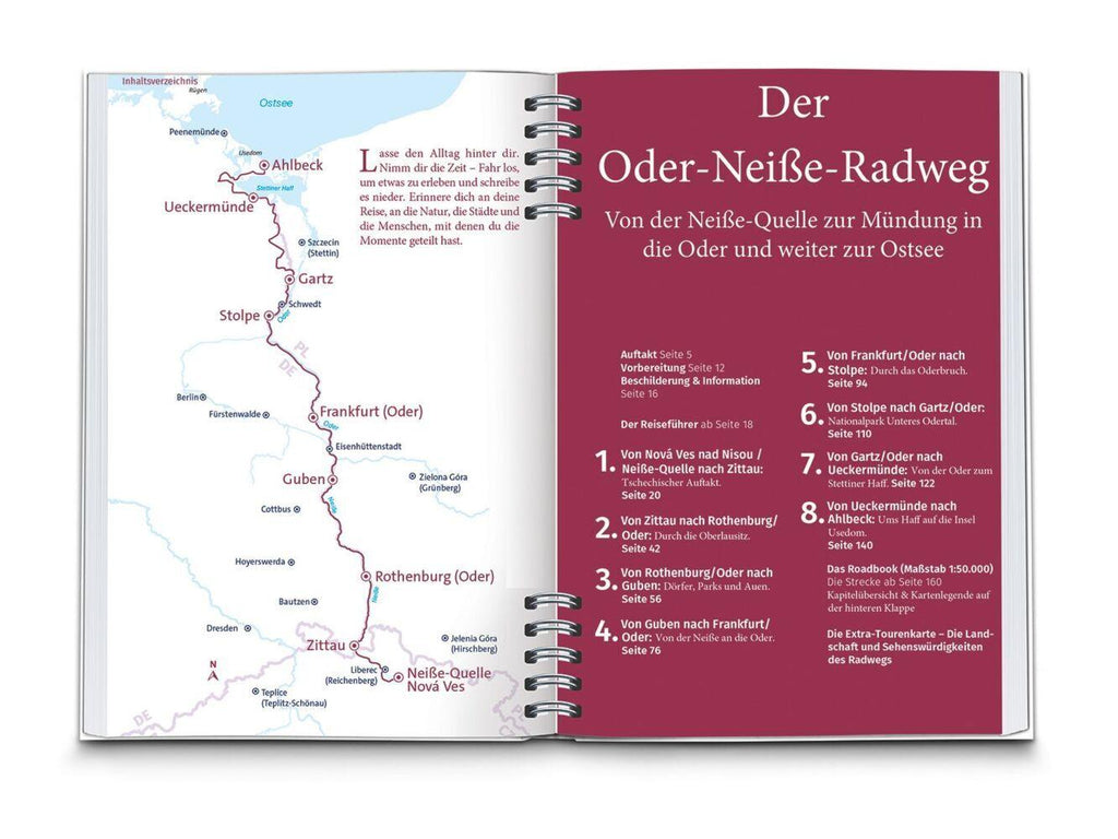 KOMPASS Radreiseführer Oder-Neiße Radweg
