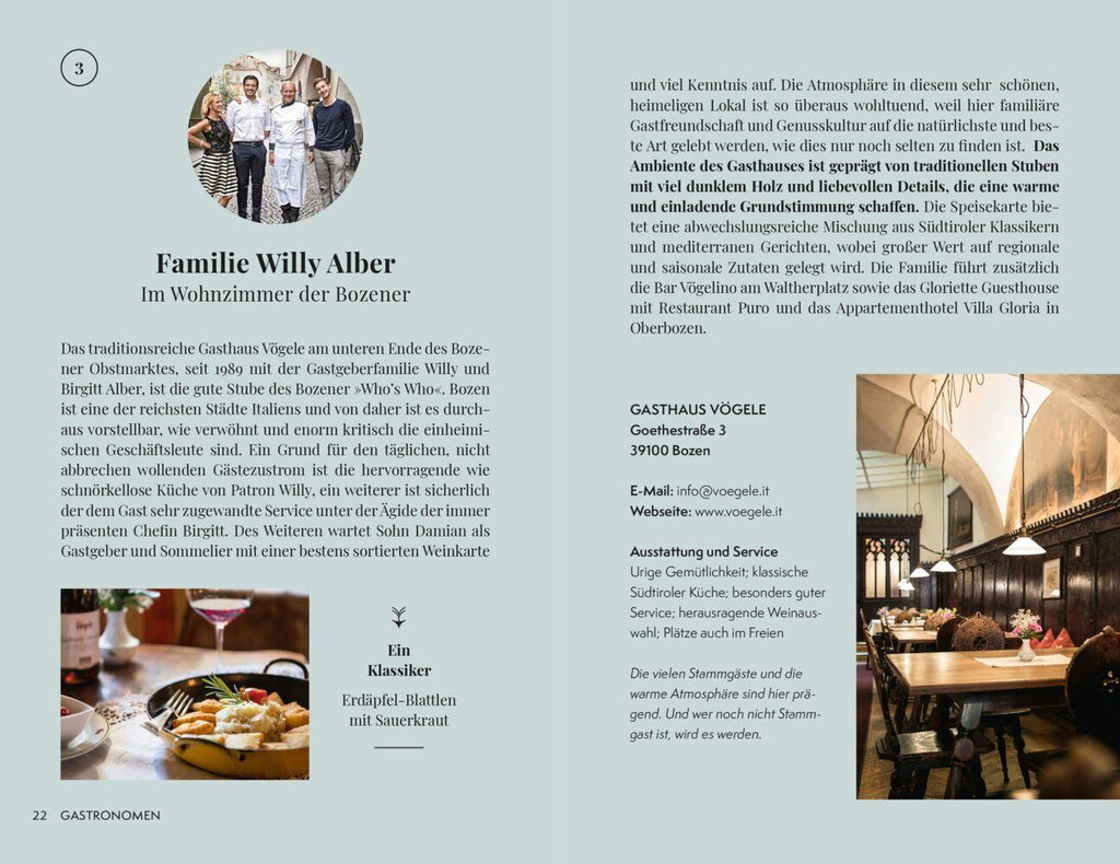 Essen, Trinken, Erleben - Südtirol
