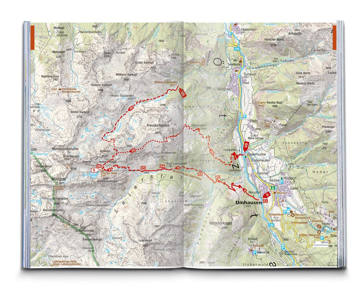 KOMPASS Wanderführer Tiroler Hüttenwanderungen, 55 Touren mit Extra-Tourenkarte