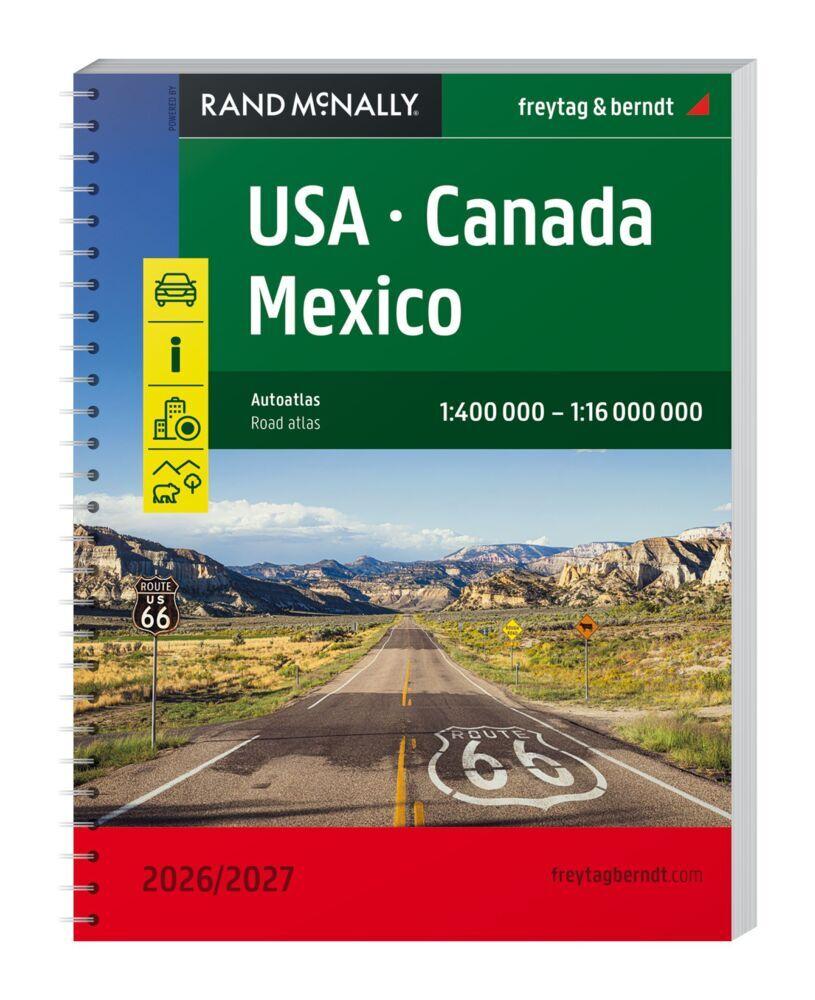 freytag & berndt Autoatlas USA - Canada - Mexico 2026/2027 1:400.000