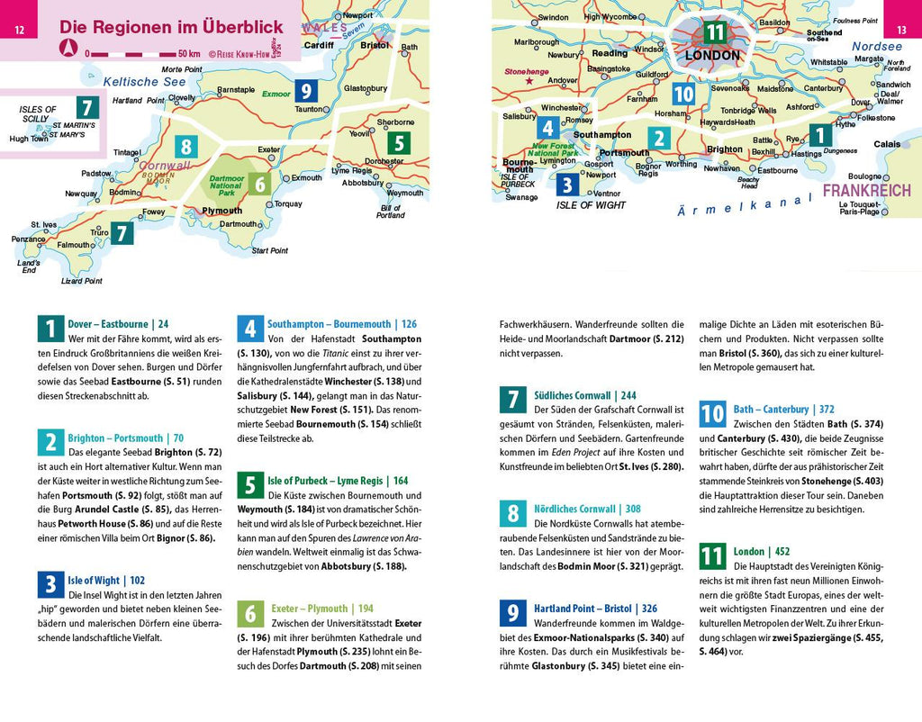 Reise Know-How Reiseführer England - der Süden
