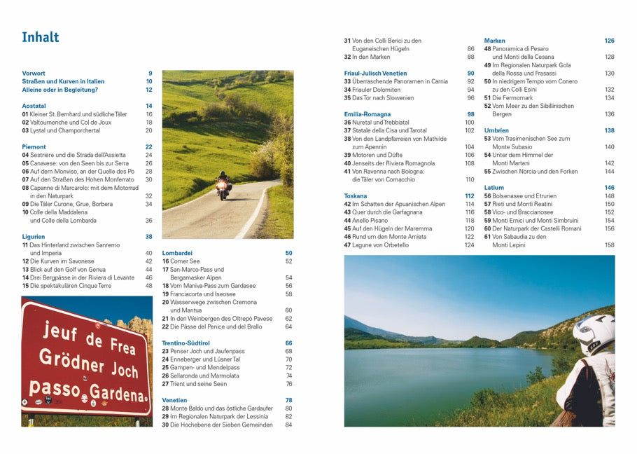Das große Motorrad-Tourenbuch Italien