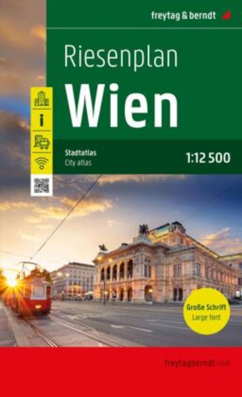 freytag & berndt Stadtatlas Wien Riesenplan, Städteatlas 1:12.500