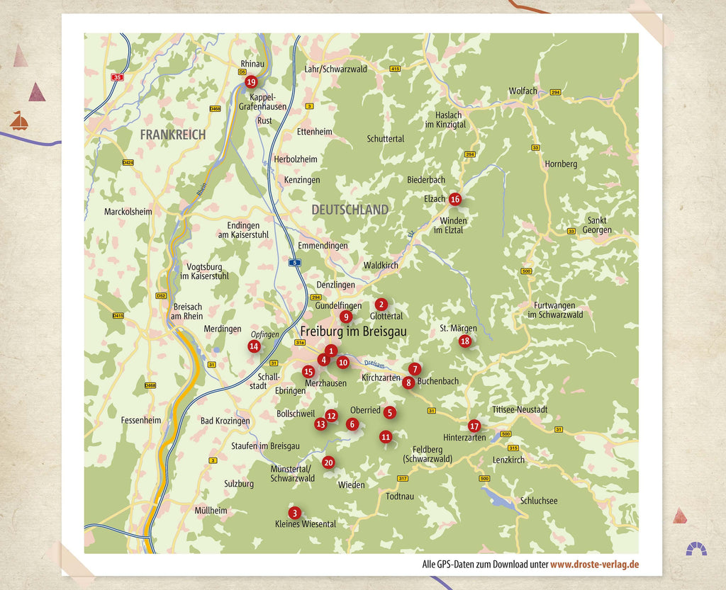 In und um Freiburg. Wandern für die Seele