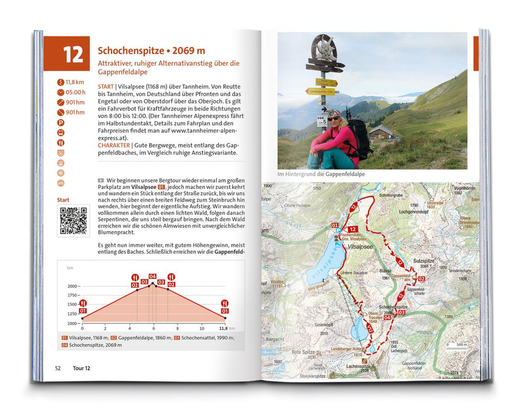 KOMPASS Wanderführer Tannheimer Tal von Nesselwängle bis Jungholz, 50 Touren mit Extra-Tourenkarte