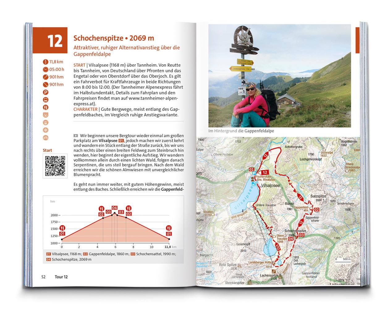 KOMPASS Wanderführer Tannheimer Tal von Nesselwängle bis Jungholz, 50 Touren mit Extra-Tourenkarte