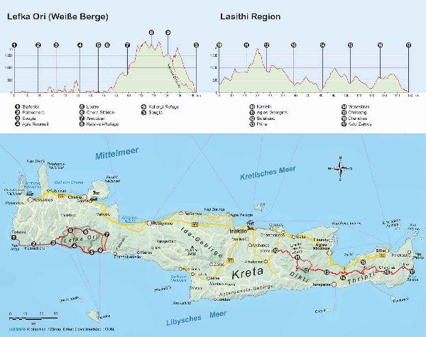 E4 Kreta Lefka Ori und Lasithi