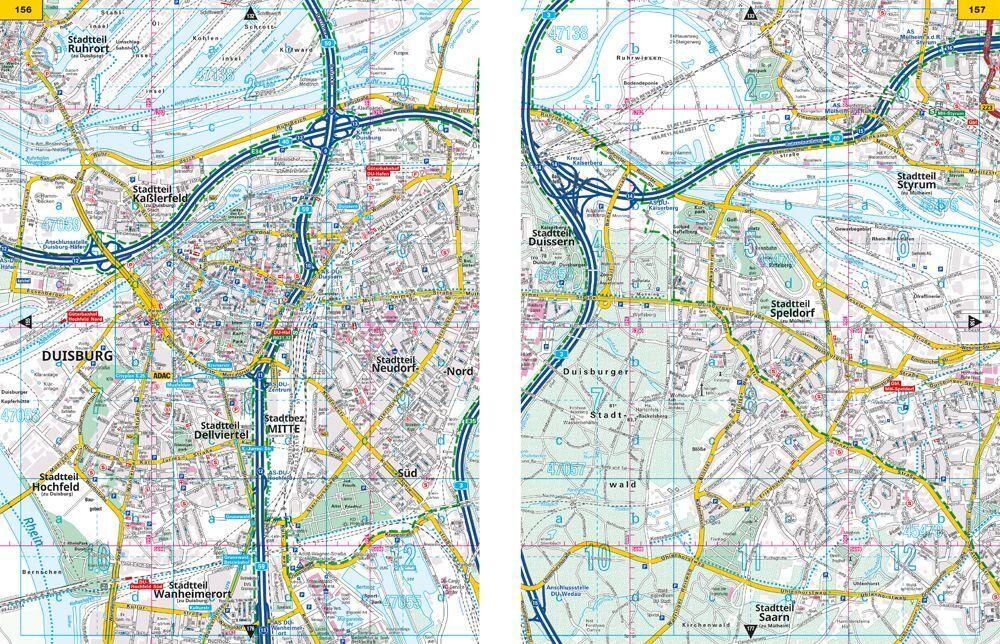 ADAC Stadtatlas Ruhrgebiet 1:20.000