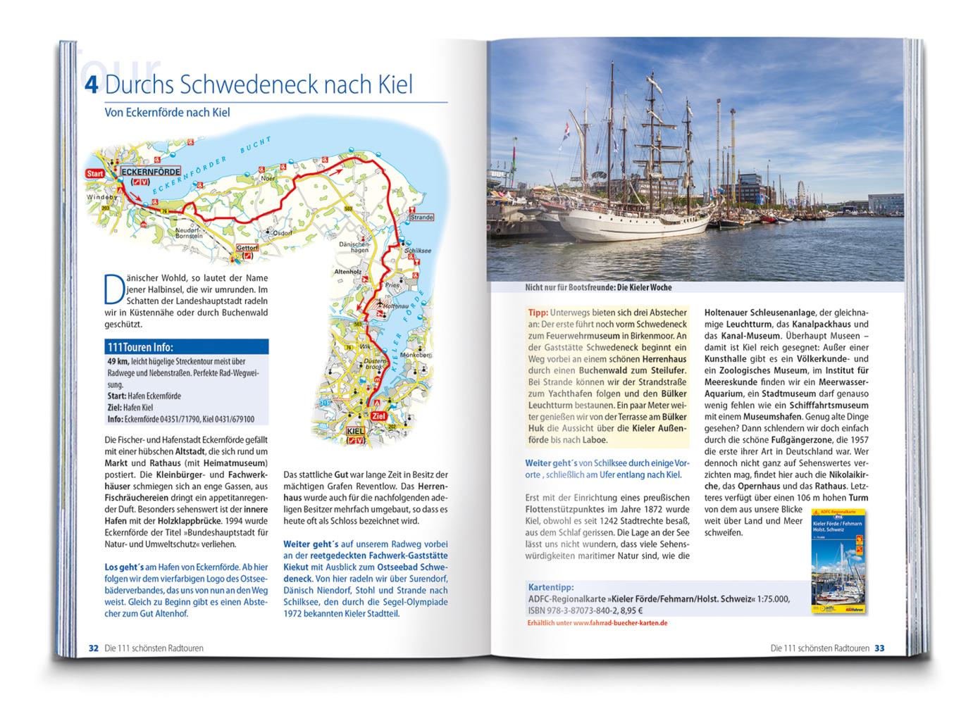 BVA Die 111 schönsten Radtouren in Deutschland