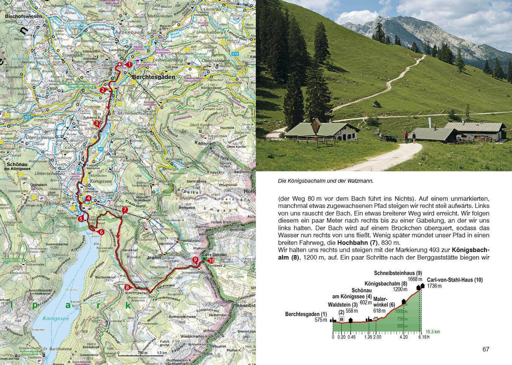 ROTHER Wanderführer Alpenüberquerung Salzburg - Triest