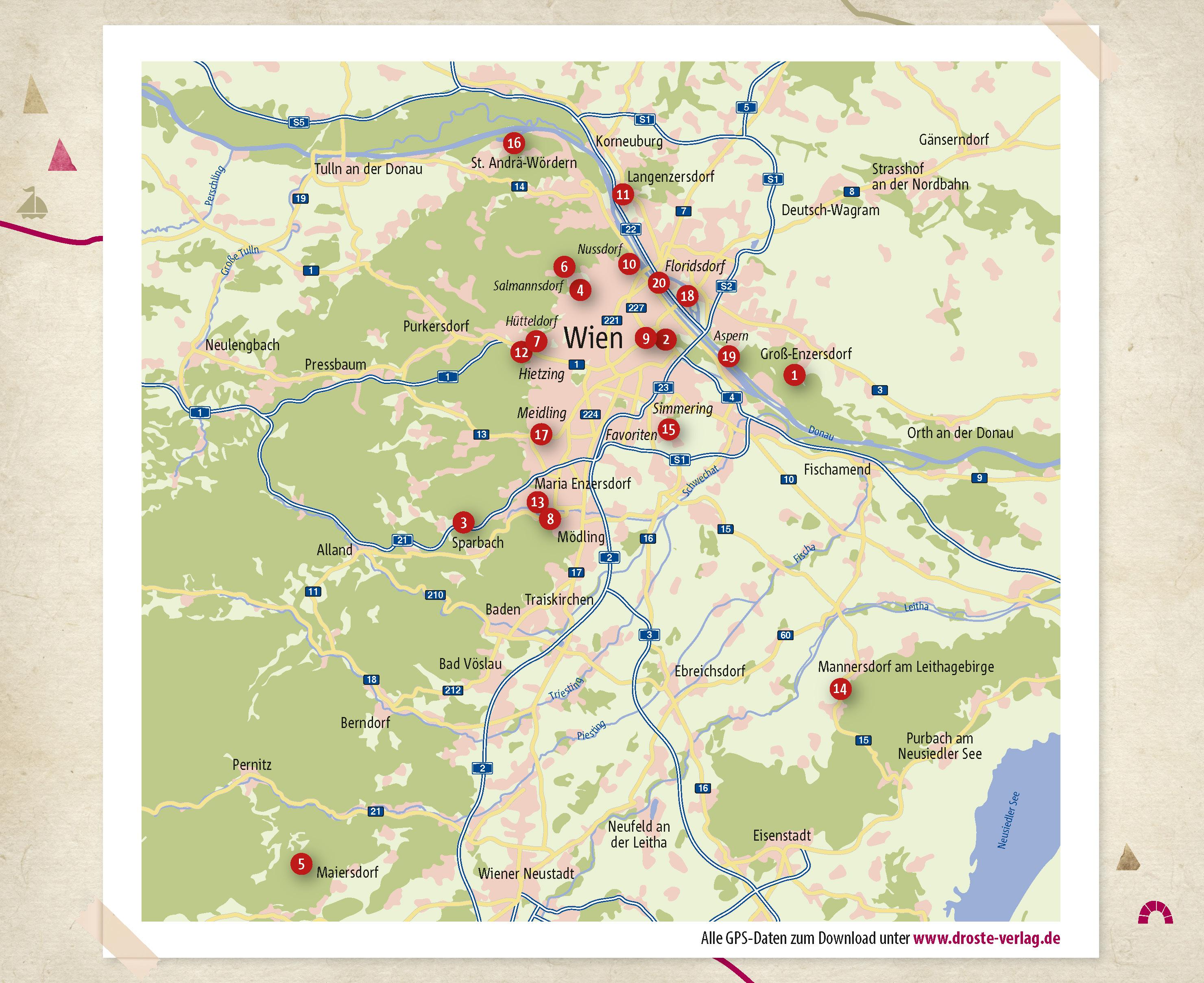 In und um Wien. Wandern für die Seele