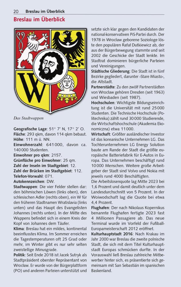 TRESCHER Reiseführer Breslau und Niederschlesien