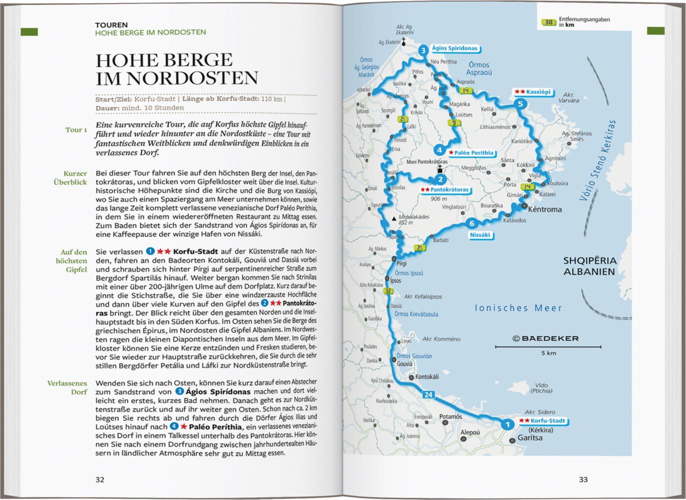 Baedeker Reiseführer Korfu