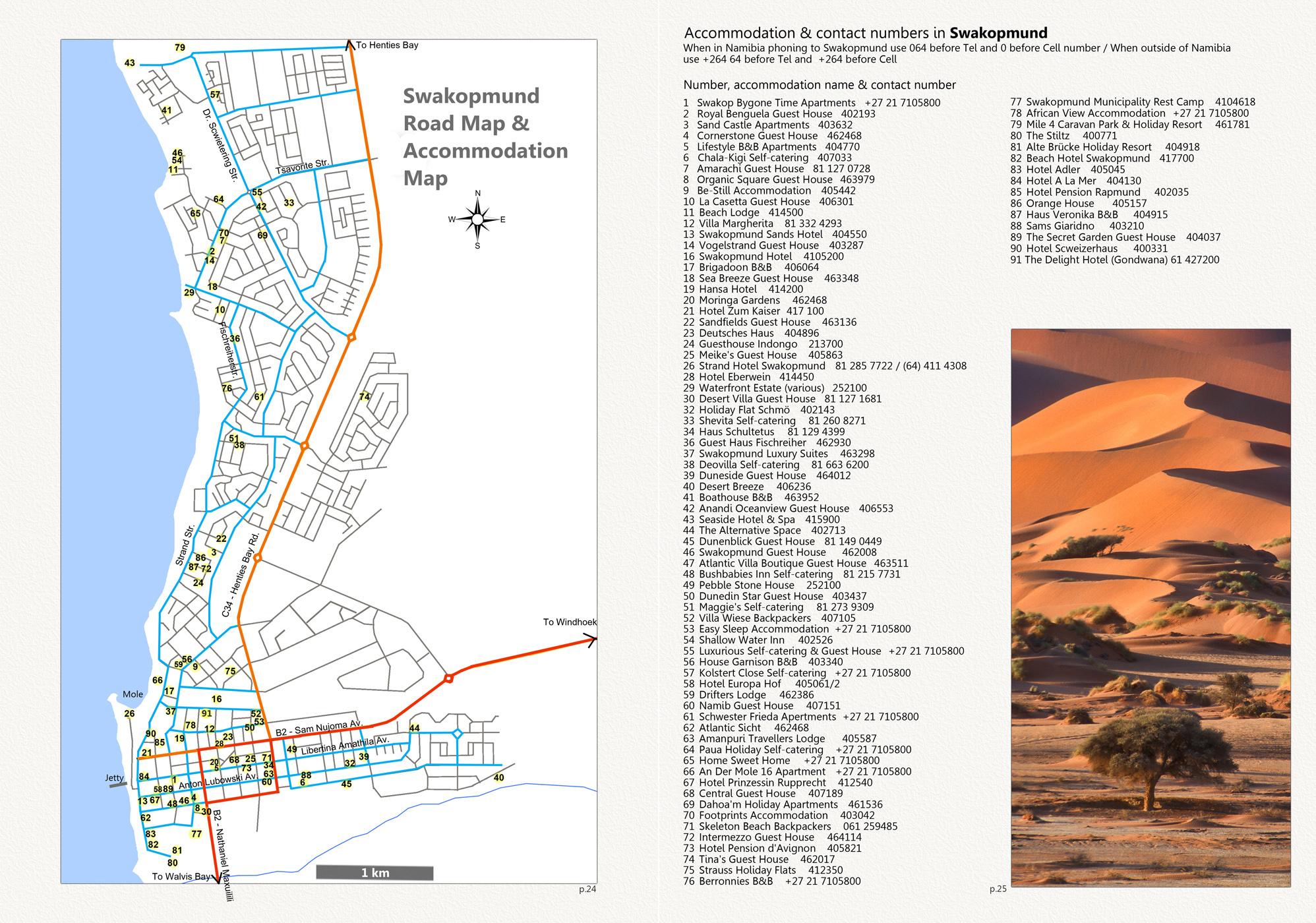 Das komplette Kartenset NAMIBIA (3-teilig)