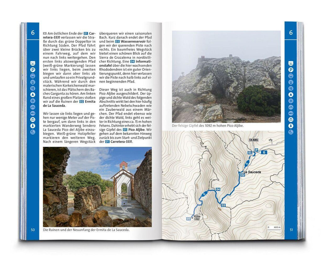 KOMPASS Wanderführer Südliches Andalusien, Costa de la Luz, Costa del Sol, Costa Tropical und Costa Almeria, 55 Touren mit Extra-Tourenkarte