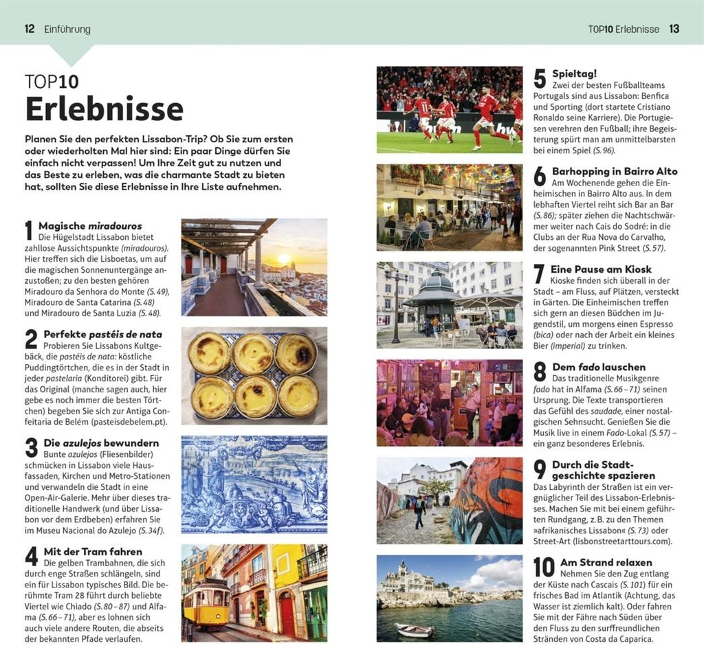 TOP10 Reiseführer Lissabon