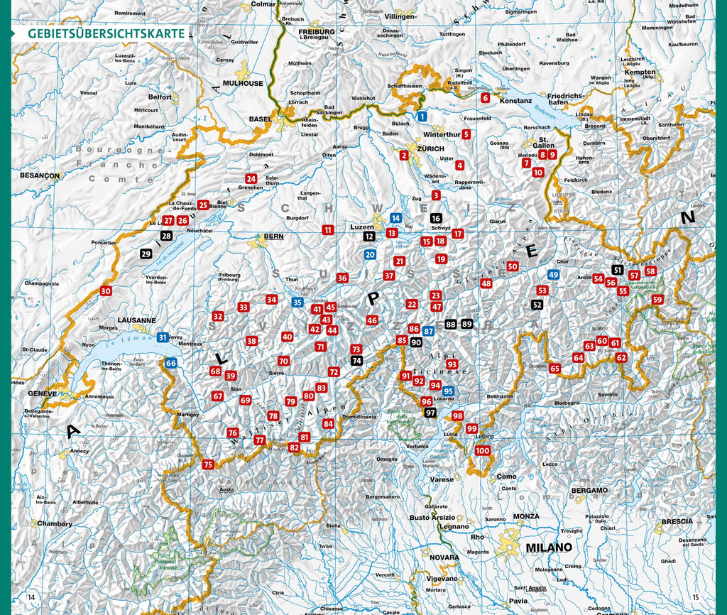 Kümmerly+Frey Wanderführer Wanderparadies Schweiz
