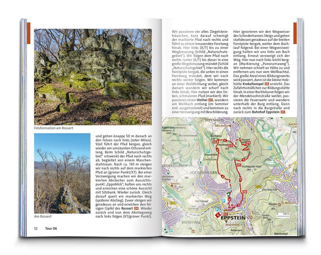KOMPASS Wanderführer Taunus, Naturpark Taunus, Naturpark Rhein-Taunus, Lahn-Taunus, 60 Touren mit Extra-Tourenkarte