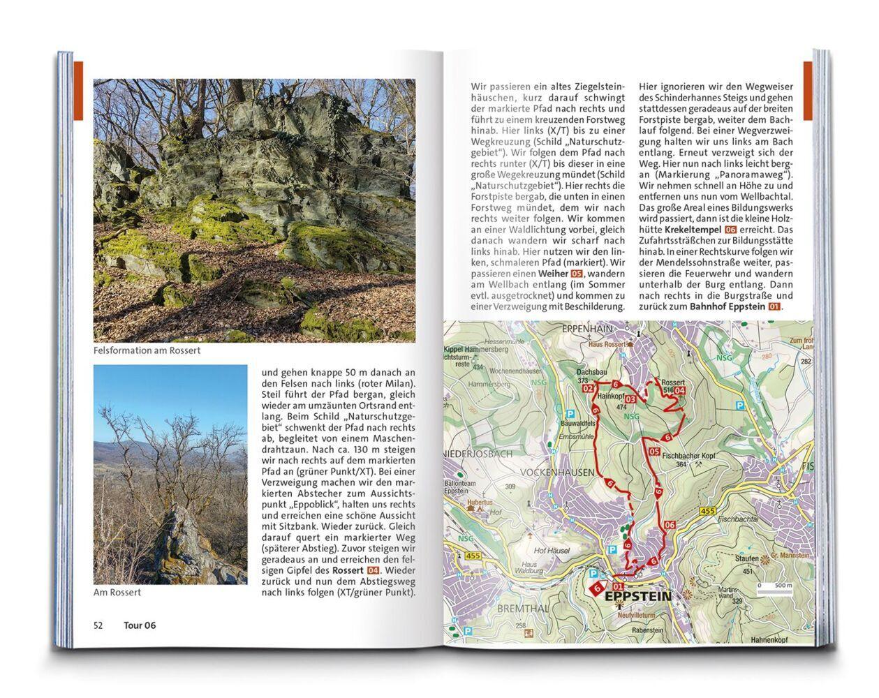 KOMPASS Wanderführer Taunus, Naturpark Taunus, Naturpark Rhein-Taunus, Lahn-Taunus, 60 Touren mit Extra-Tourenkarte