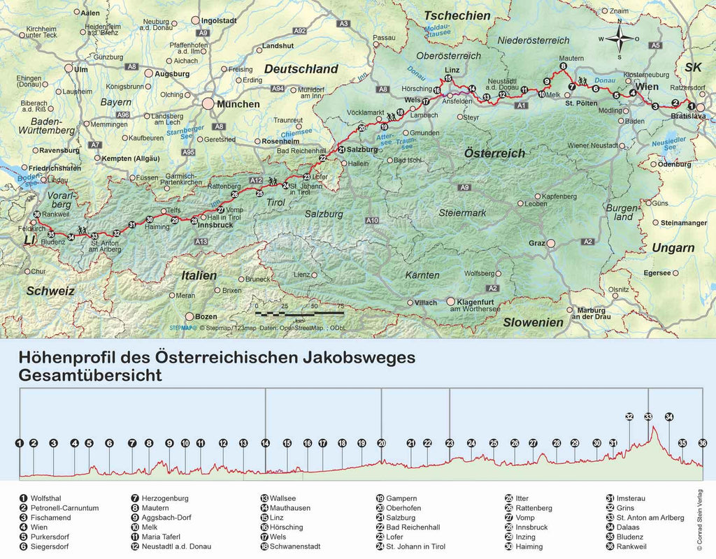 Österreich: Jakobsweg