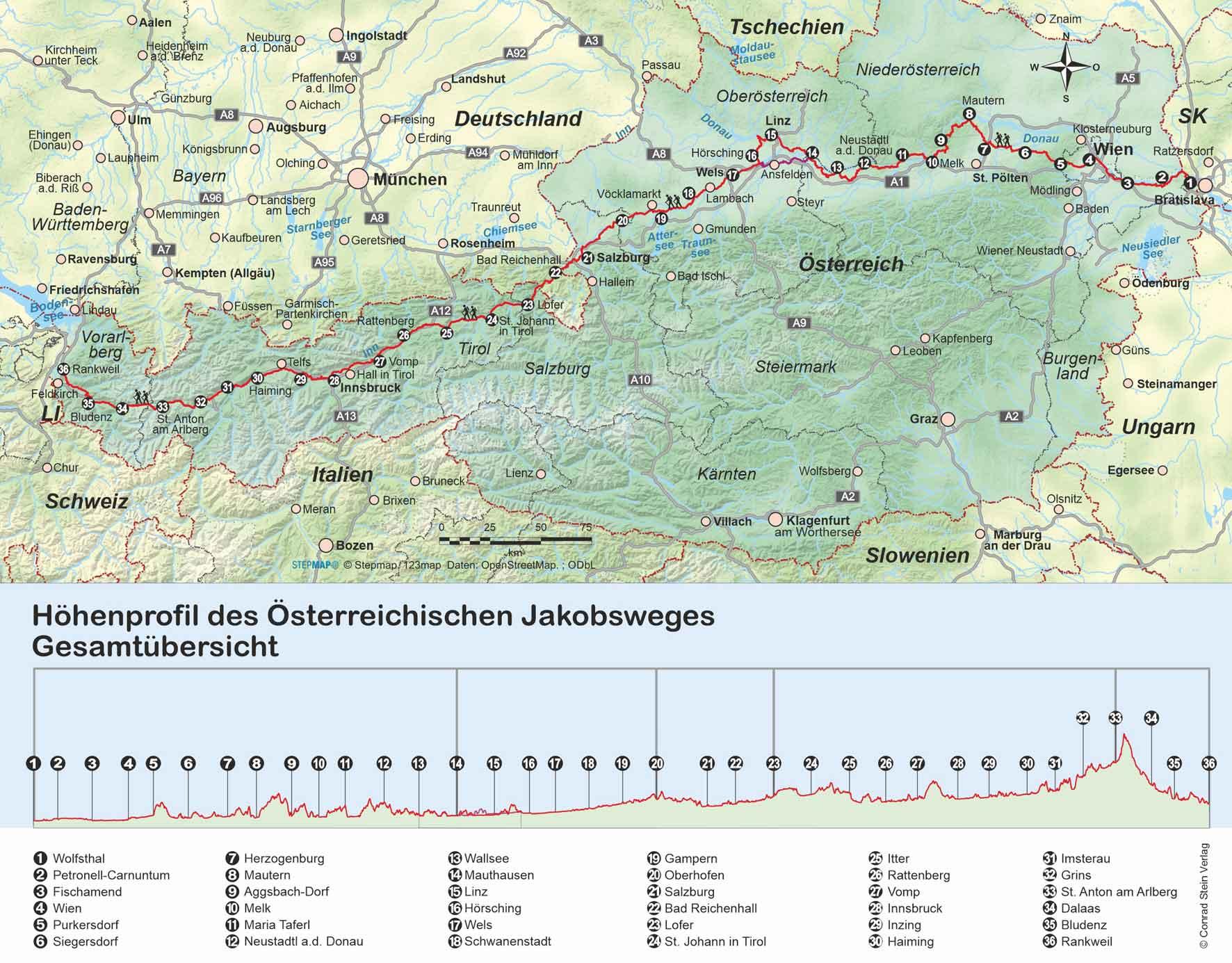 Österreich: Jakobsweg