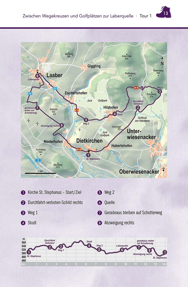 Wanderführer Oberpfälzer Jura & Tal der Schwarzen Laber