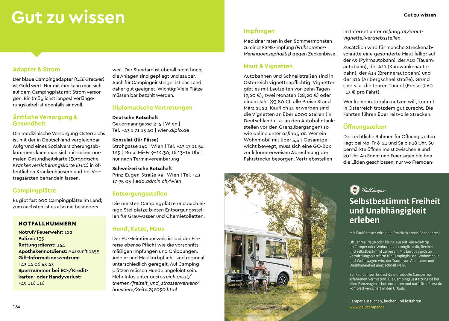 MARCO POLO Camper Guide Österreich
