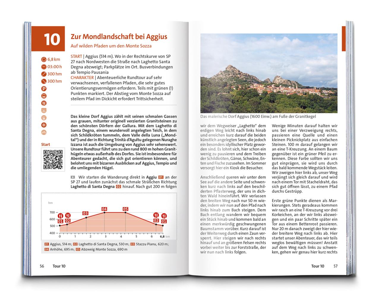 KOMPASS Wanderführer Sardinien, 75 Touren mit Extra-Tourenkarte