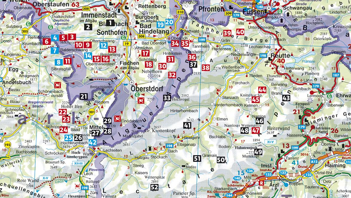 Allgäuer Alpen und Lechtal