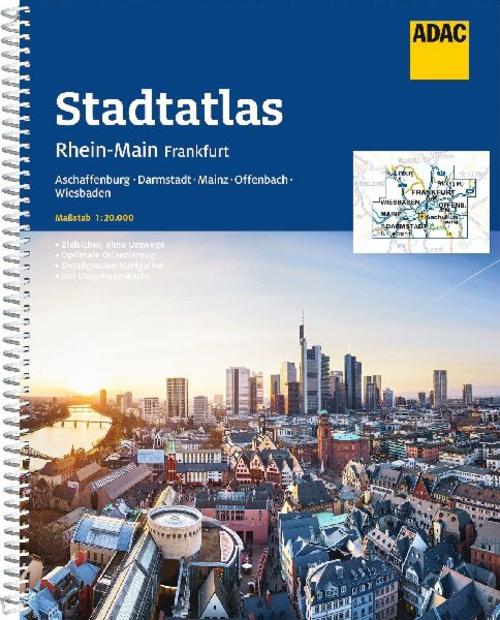 ADAC Stadtatlas Rhein-Main, Frankfurt 1:20.000