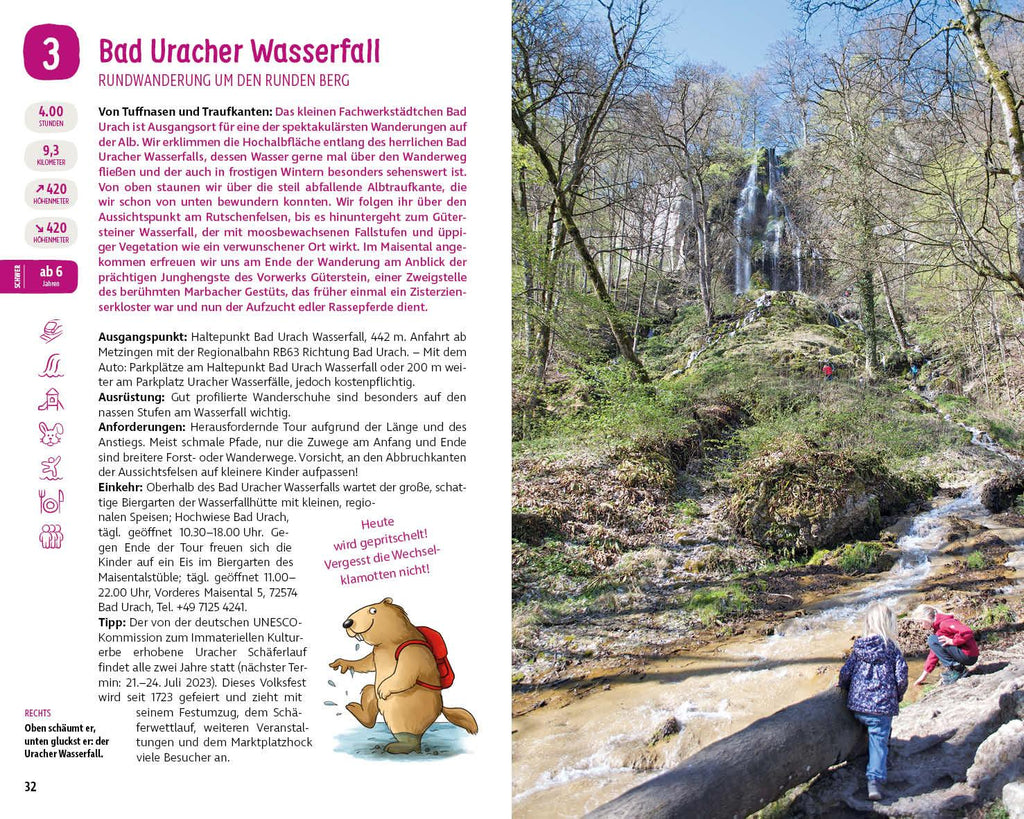ErlebnisWandern mit Kindern Schwäbische Alb West: