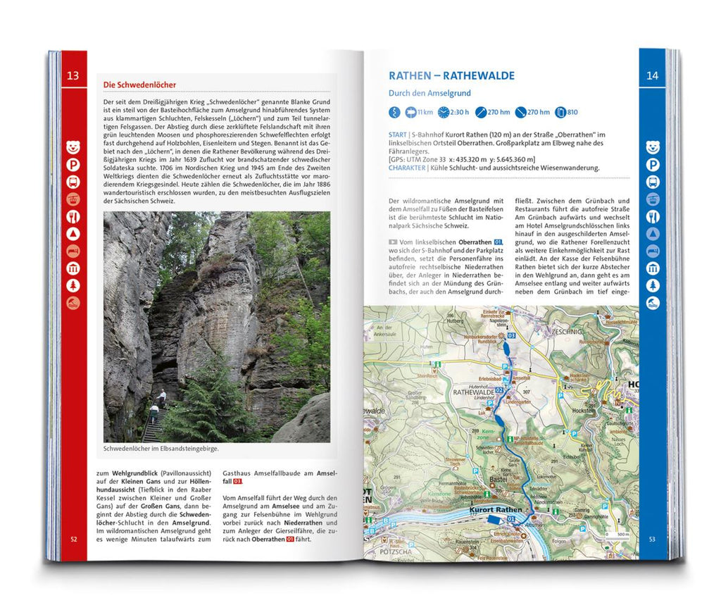KOMPASS Wanderlust Elbsandsteingebirge und bei Dresden