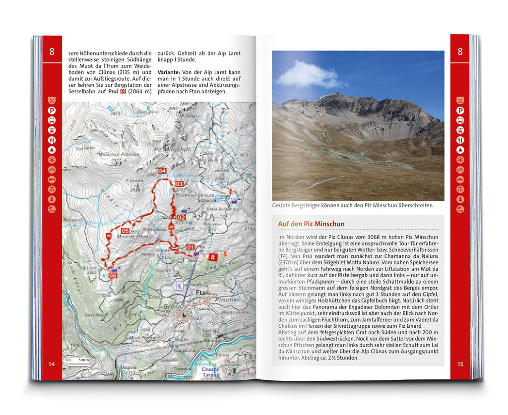 KOMPASS Wanderführer Engadin und Südbünden, 60 Touren