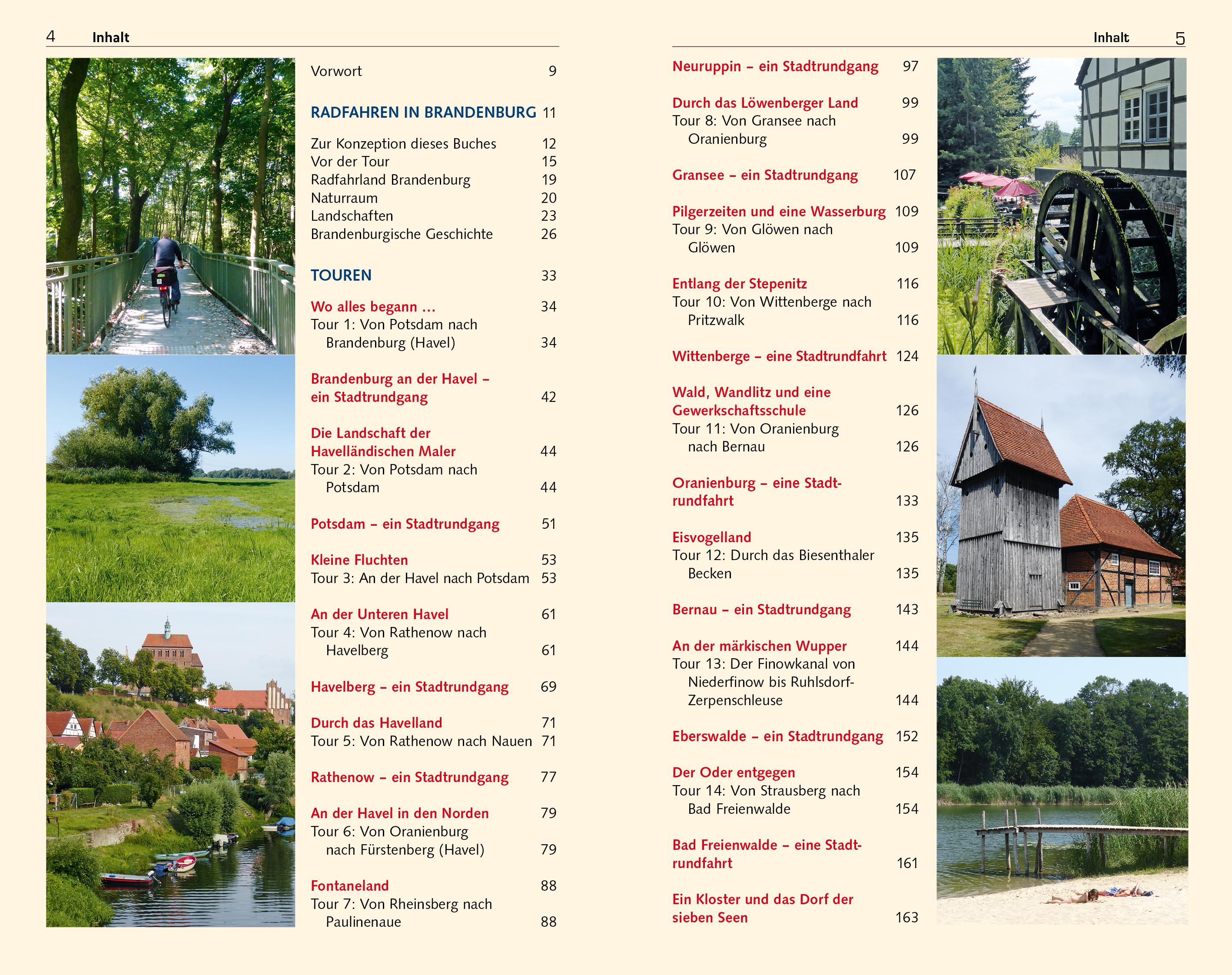 Reiseführer Radtouren in Brandenburg